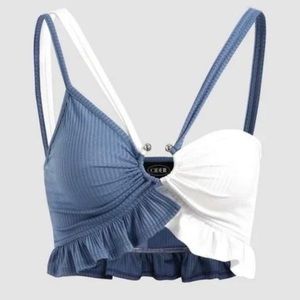 Cider Two Tone Crop Tank